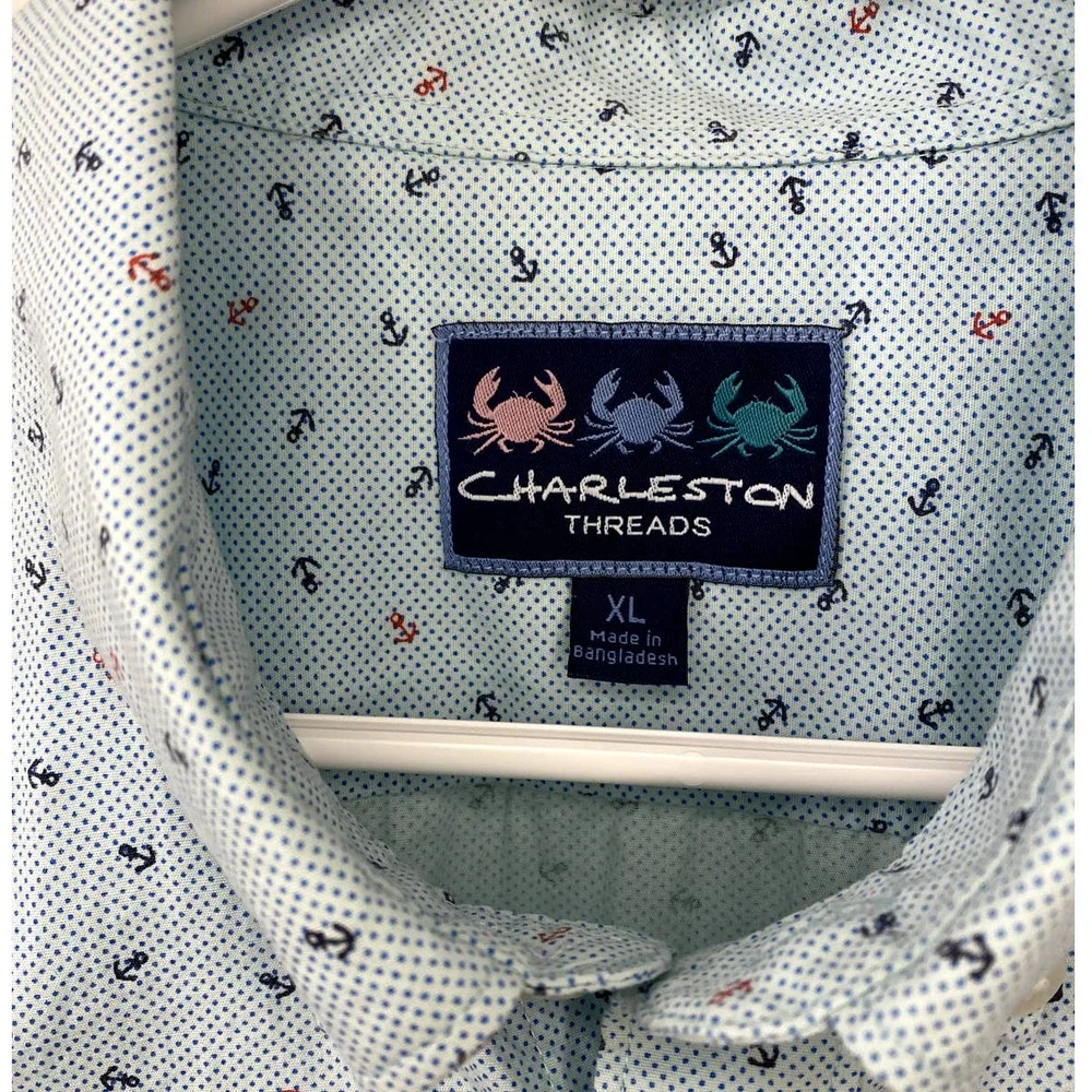 Charleston Threads Anchor Button Down - Picture 1 of 6